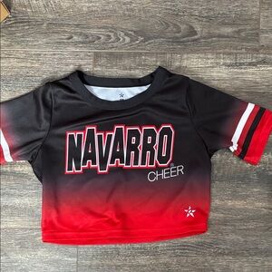 Cheer Kids Shirt - Black and Red